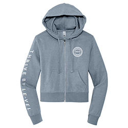 THRIVE Cropped Zip Hoodie
