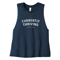 Currently Thriving Cropped Tank
